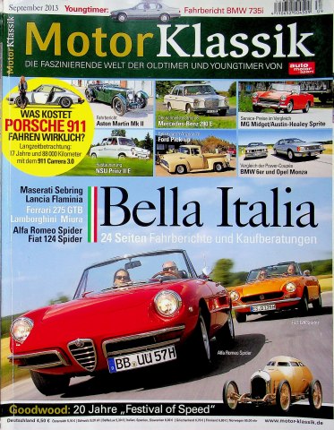 Deckblatt Motor Klassik (09/2013)